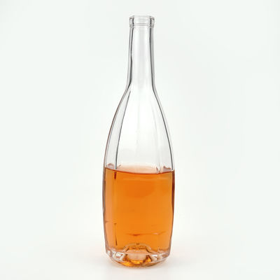 750 ml slanke rode wijn brandy rum wijn fles perfect ingesteld voor koffieliefhebbers