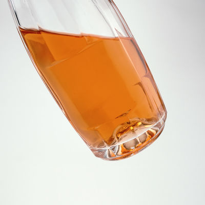 750 ml slanke rode wijn brandy rum wijn fles perfect ingesteld voor koffieliefhebbers