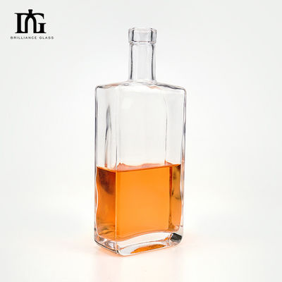 Gekleurde glazen fles voor maat 700 ml Gin Rum Leeg 700 ml 750 ml Vodka Whiskey Brandy