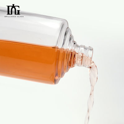 OEM/ODM Acceptabel Nordic Luxury 500ml 700ml 750ml Flint Glasfles voor Vodka Whisky