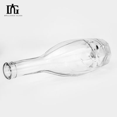 OEM/ODM Acceptabele doorzichtige glazen fles 700 ml 750 ml voor drankjes en dranken
