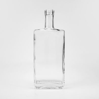 Geëgraveerde elektroplateerde glazen fles voor aangepast logo en verpakking 700 ml 750 ml wodka