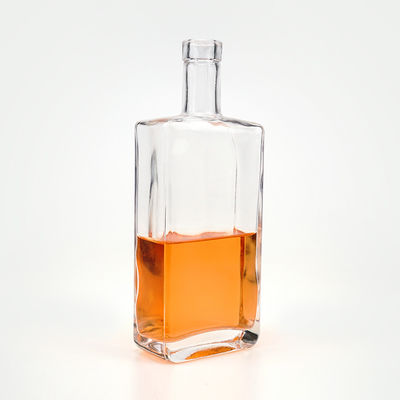 Geëgraveerde elektroplateerde glazen fles voor aangepast logo en verpakking 700 ml 750 ml wodka