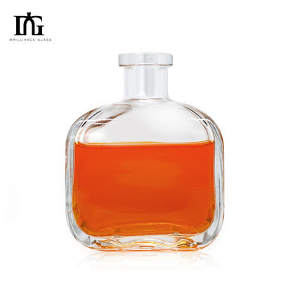 OEM/ODM Acceptabele 700 ml 750 ml ovale glazen fles voor drank en dranken