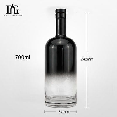Glaskraag materiaal 500 ml 700 ml 750 ml Vodka drankflessen voor drank en dranken