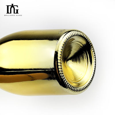 75 cl elektroplaat goud blauw roze lege dranken champagne glazen fles met metaaleffect