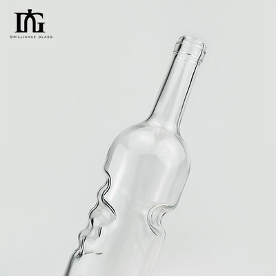 200 ml 375 ml 500 ml 750 ml 1000 ml rond leeg sijtglas drank wijn gin whisky wodka tequila glazen fles met kurk deksel