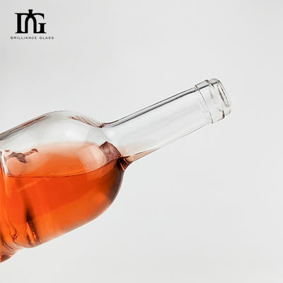 200 ml 375 ml 500 ml 750 ml 1000 ml rond leeg sijtglas drank wijn gin whisky wodka tequila glazen fles met kurk deksel