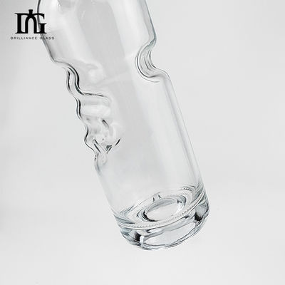 200 ml 375 ml 500 ml 750 ml 1000 ml rond leeg sijtglas drank wijn gin whisky wodka tequila glazen fles met kurk deksel