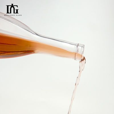 OEM/ODM Acceptabel 700 ml lege lange nek ijs helder glas wijnfles Champagnefles