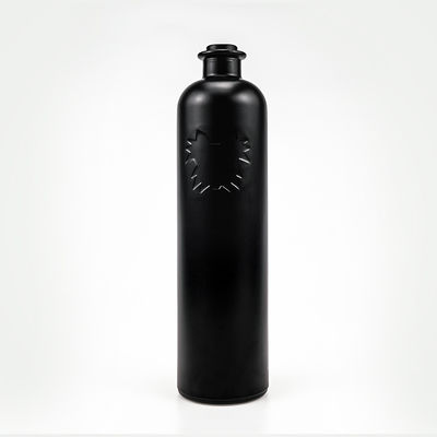 750 ml heldere ronde glazen fles met kurkstopper voor brandy gin rum vodka tequila drank