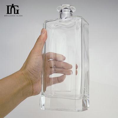 Schermdrukken en warm stempelen Glasfles voor Brandy Rum Vodka 500ml/700ml/750ml