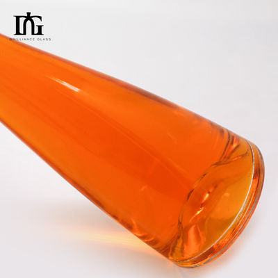 Direct 500 ml lege, heldere glasflessen voor drank met kurk en schroefdeksel