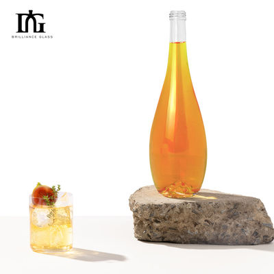 Glaskraag 750 ml lege verpakking wijnfles voor aangepaste wodka sap whisky bier