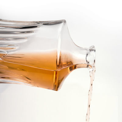 Schermdrukken Warmt stempelen 750 ml Duidelijk glazen decanter voor drankjes en dranken