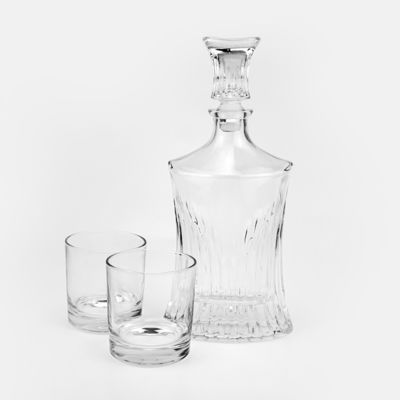 Schermdrukken Warmt stempelen 750 ml Duidelijk glazen decanter voor drankjes en dranken