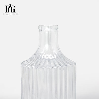 500 ml helder glas Vodka Liquor Gin Rum Tequila Spirits Flessen met transparant ontwerp