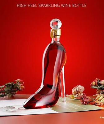 Hoogheelschoenvorm Uniek 500 ml 750 ml capaciteit Whisky Rode Wijn Vodka Glasfles