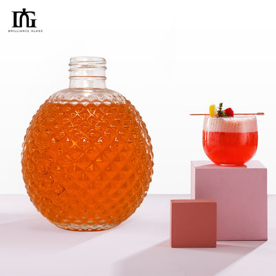 Low MOQ Glasflessen voor aangepaste wodka Whisky Rum Gin