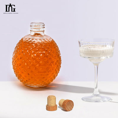 Low MOQ Glasflessen voor aangepaste wodka Whisky Rum Gin