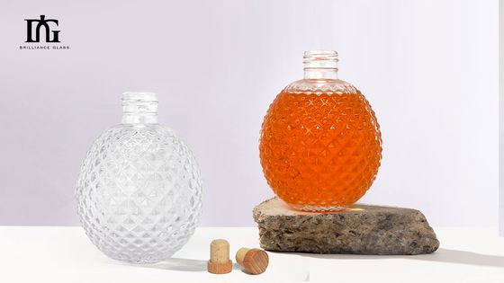 Low MOQ Glasflessen voor aangepaste wodka Whisky Rum Gin