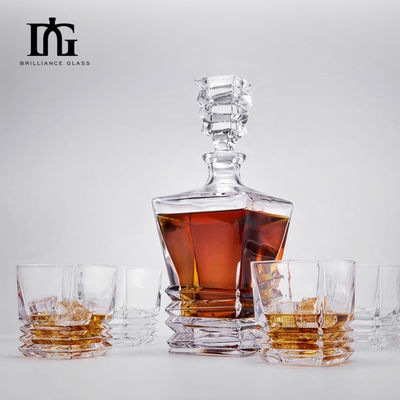 Leeg glasfles voor wodka wijn whisky rum gin 500 ml/700 ml/750 ml/1000 ml capaciteit