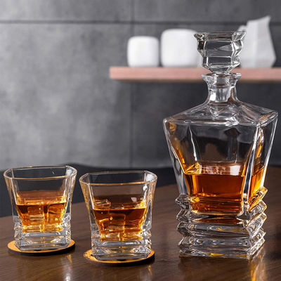 Leeg glasfles voor wodka wijn whisky rum gin 500 ml/700 ml/750 ml/1000 ml capaciteit
