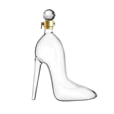 Unieke vorm 500 ml 750 ml High Heel Shoe Liquor Whiskey Rode Wijn Vodka Glasfles