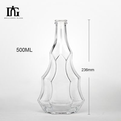 Glasflessen op maat voor drankjes 500 ml 700 ml 750 ml Vervaardiging