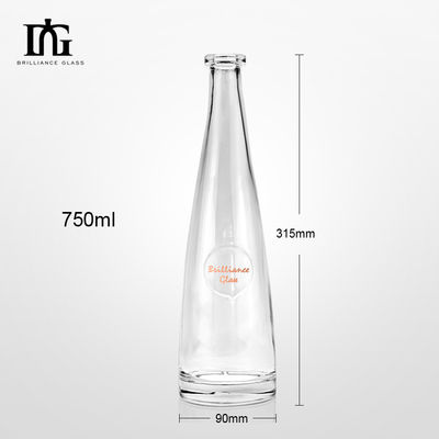 Mineraalwater Glas Lichaam Custom 750ml Langhals Dunne IJswijnfles voor Tall Thin Flas