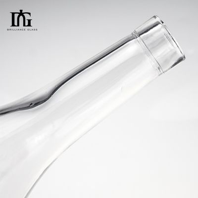 Glasflessen voor Liquor Gin Whisky Wine Vodka Custom Label Screen Printing Screw Cap