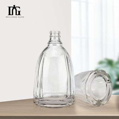 100 ml 200 ml 375 ml 500 ml 750 ml 1000 ml gegraveerde ronde glasflessen met schroefdop