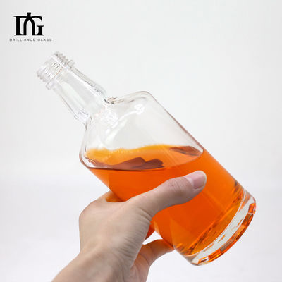Glasbasismateriaal 750 ml leeggevoerde whisky-wijnfles voor alcoholflessen
