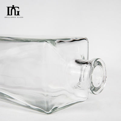 500 ml 750 ml 1000 ml glazen kraag doorzichtig vierkant leeg flint drank fles voor wijn