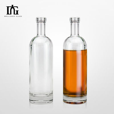 Glasleeg fles voor gedistilleerde dranken Vodka Whisky Rum Gin Tequila Liquor Wijn Tequila 700 ml