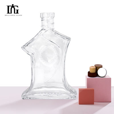 Kap Type Cork Schroef Beide 700ml 70cl 750ml 75cl Glasfles voor Brandy Whiskey Gin Vodka