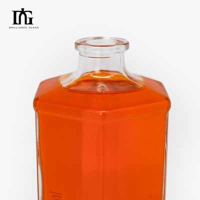 Verzegelingsvorm Cork 500 ml heldere flessen glas voor alcoholische dranken