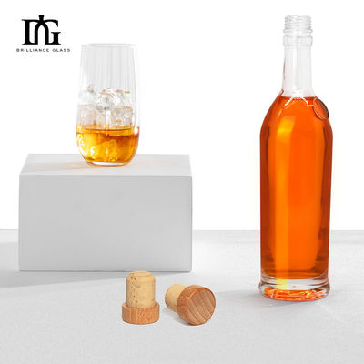 Gin 750 ml Glas drank flessen Brandy Glas fles Bier flessen Drank Cork Voedsel