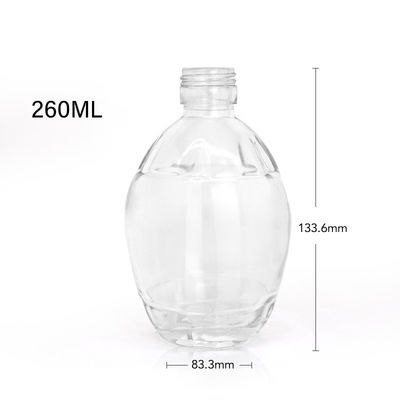250 ml 375 ml 700 ml glazen kraag Maple Syrup Flasjes Platte Syrup Dispenser Met Handle