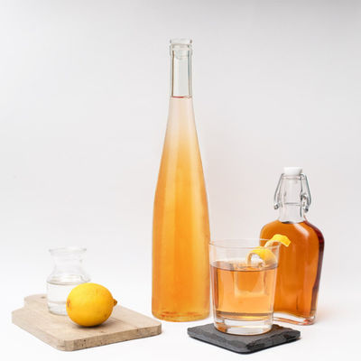 Graveringsoppervlak Handhaving 380 ml 700 ml glazen fles voor tequila Whisky Vodka Rum Brandy