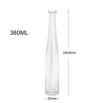 Graveringsoppervlak Handhaving 380 ml 700 ml glazen fles voor tequila Whisky Vodka Rum Brandy