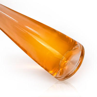 Doorzichtige glazen fles met roze bodem 500 ml/750 ml lichaamsmateriaal glas