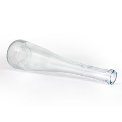 Doorzichtige glazen fles met roze bodem 500 ml/750 ml lichaamsmateriaal glas