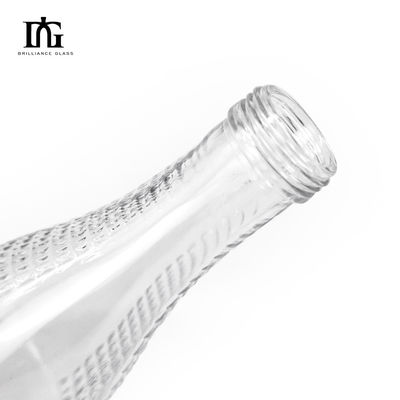 Vrij geleverd Glasfles 700 ml 500 ml voor wijn Vodka Brandy Helder Doorzichtig Leeg