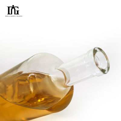 Acceptabel logo 500 ml/750 ml glazen flessen voor drank wijn of whisky Aanpassen van uw