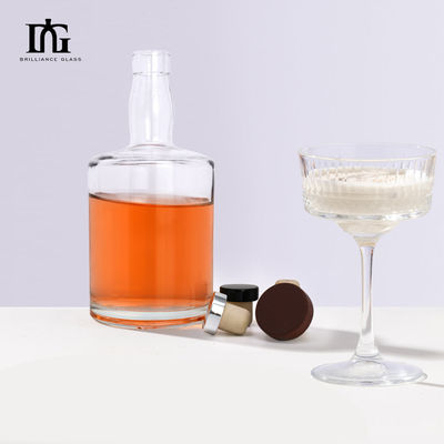 Hoofdmateriaal Glas 260 ml Miniflessen Helder glasfles voor whisky wijn drank