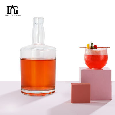 Hoofdmateriaal Glas 260 ml Miniflessen Helder glasfles voor whisky wijn drank