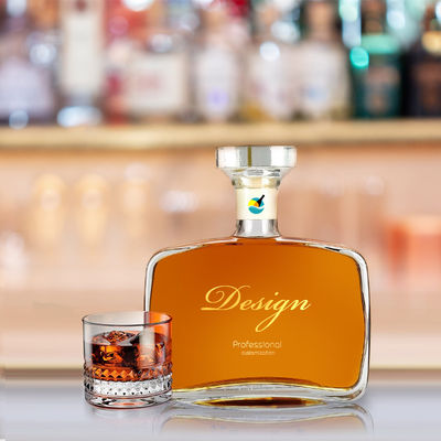 Voorbeeld vrijgeleverd Glasfles voor wodka Gin Whiskey Liquor Spirits 750 ml 500 ml