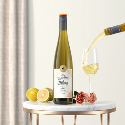 375 ml/500 ml/750 ml Geelektroplateerde gouden mousserende wijnfles met kurkverzegeling