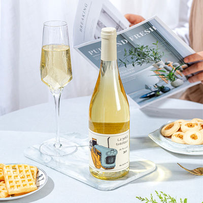 375 ml/500 ml/750 ml Geelektroplateerde gouden mousserende wijnfles met kurkverzegeling